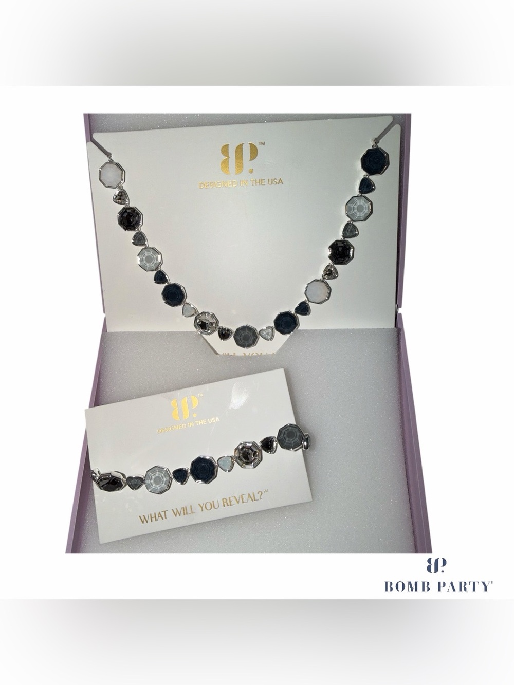 Bomb Party Summer ‘26 Jewel Candy  Necklace and Bracelet Set - Monaco Moments